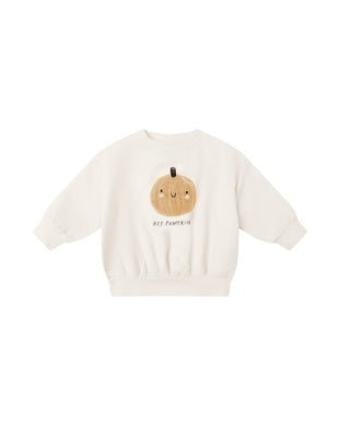 Quincy Mae - Relaxed Fleece Sweatshirt - Pumpkin