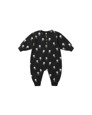 Quincy Mae - Relaxed Fleece Jumpsuit - Crossbones
