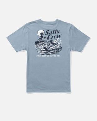 Salty Crew - Surf Camp Boys SS Tee - Blue Fog