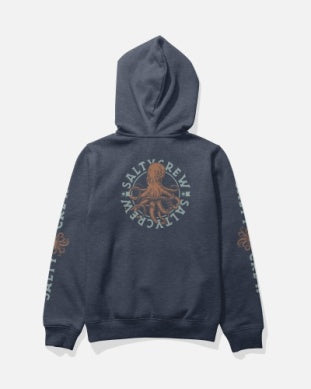 Salty Crew - Tentacles Boys Fleece - Navy Heather