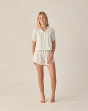 Load image into Gallery viewer, RYLEE + CRU - TEEN DELILAH PAJAMA SET - SEAFOAM RAILROAD STRIPE