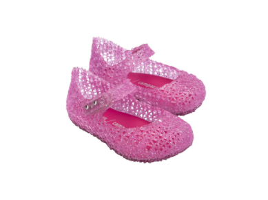 Mini Melissa Campana Papel - Pink Glitter