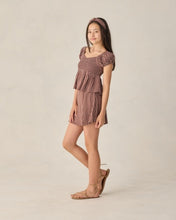 Load image into Gallery viewer, RYLEE + CRU - TEEN RACHEL SKIRT - CHOCOLATE POLKA DOT