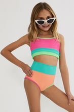 Load image into Gallery viewer, Beach Riot - Little Eva &amp; Emmie Set - Aqua Haze Colorblock