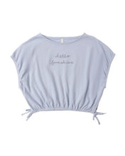 Load image into Gallery viewer, RYLEE + CRU - CROPPED CINCH TEE - HELLO SUNSHINE
