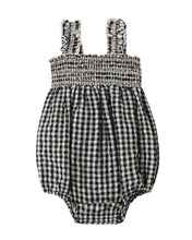 Load image into Gallery viewer, RYLEE + CRU - JULIA ROMPER - BLACK CHECK