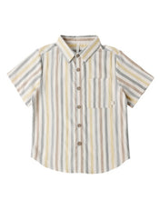 Load image into Gallery viewer, Rylee + Cru - COLLARED SHORT SLEEVE SHIRT - VALENCIA STRIPE