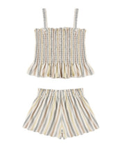 Load image into Gallery viewer, RYLEE + CRU - CLARA SET - VALENCIA STRIPE