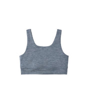 Load image into Gallery viewer, RYLEE + CRU - SWIFT SPORTS BRA - HEATHERED MARINE