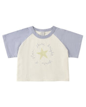 Load image into Gallery viewer, RYLEE + CRU - RAGLAN CROP TEE SHINE BRIGHT