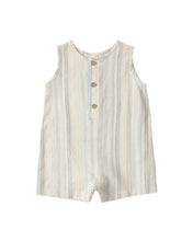 Load image into Gallery viewer, RYLEE + CRU - MAVRICK ROMPER - SEA STRIPE