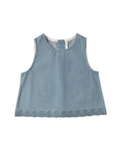 Load image into Gallery viewer, RYLEE + CRU - AARON TOP - WASHED BLUE