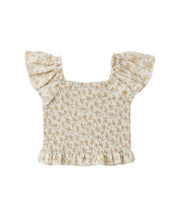 Load image into Gallery viewer, RYLEE + CRU - ZAYLA TOP - YELLOW FLORAL