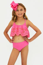 Load image into Gallery viewer, Beach Riot - Little Tanvi/ Janie Set - Strawberry Eyelet