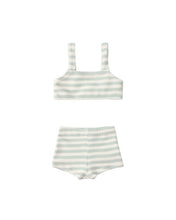 Load image into Gallery viewer, RYLEE + CRU - DYLAN BIKINI - SEAFOAM STRIPE