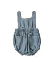 Load image into Gallery viewer, RYLEE + CRU - DENIM ROMPER -  WASHED BLUE