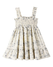 Load image into Gallery viewer, RYLEE + CRU - SUTTON DRESS -  OCEAN TOILE