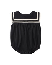 Load image into Gallery viewer, RYLEE + CRU - SAILOR ROMPER - BLACK