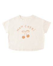 Load image into Gallery viewer, RYLEE + CRU - BOXY TEE - MON CHERI