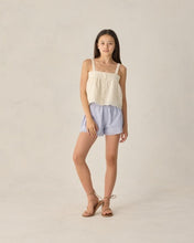 Load image into Gallery viewer, RYLEE + CRU - TEEN EYELET SWING TOP - IVORY