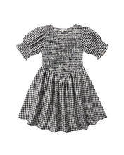Load image into Gallery viewer, RYLEE + CRU - LOUISE DRESS - BLACK CHECK
