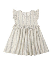 Load image into Gallery viewer, RYLEE + CRU - BRIELLE DRESS -  BLUE FLORAL