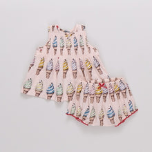 Load image into Gallery viewer, Pink Chicken - Baby Girls Jaipur 2-pc set - pink soft serve