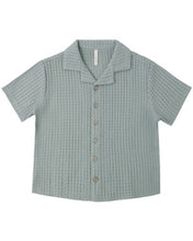 Load image into Gallery viewer, RYLEE + CRU - LAPEL COLLAR SHIRT - SEA GREEN