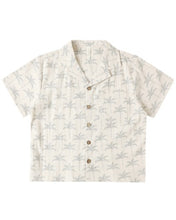 Load image into Gallery viewer, RYLEE + CRU - LAPEL COLLAR SHIRT -  PALM TREES