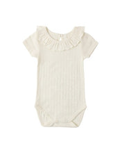 Load image into Gallery viewer, RYLEE + CRU - RUFFLE COLLAR BODYSUIT  - IVORY