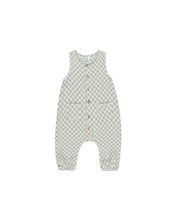 Load image into Gallery viewer, Rylee + Cru - Woven Jumpsuit - Sage Check