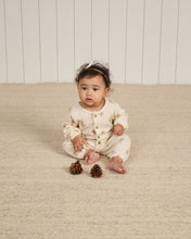 Load image into Gallery viewer, Quincy Mae - Organic Waffle Long Sleeve Jumpsuit - Gingerbread