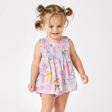 Load image into Gallery viewer, Pink Chicken - Baby Girls Jaipur 2 - Piece Set - Lavender Watercolor Bows