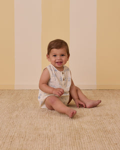 Rylee + Cru - Beau Romper - Mediterranean