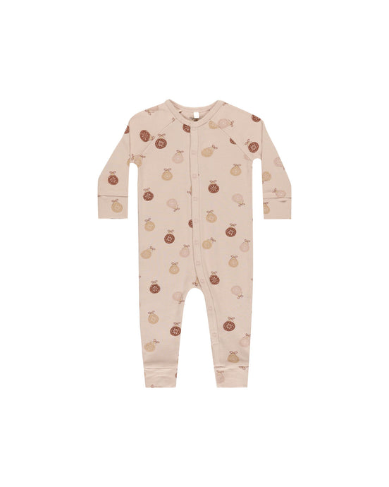 Rylee + Cru - Organic Long John Pajama - Ornaments