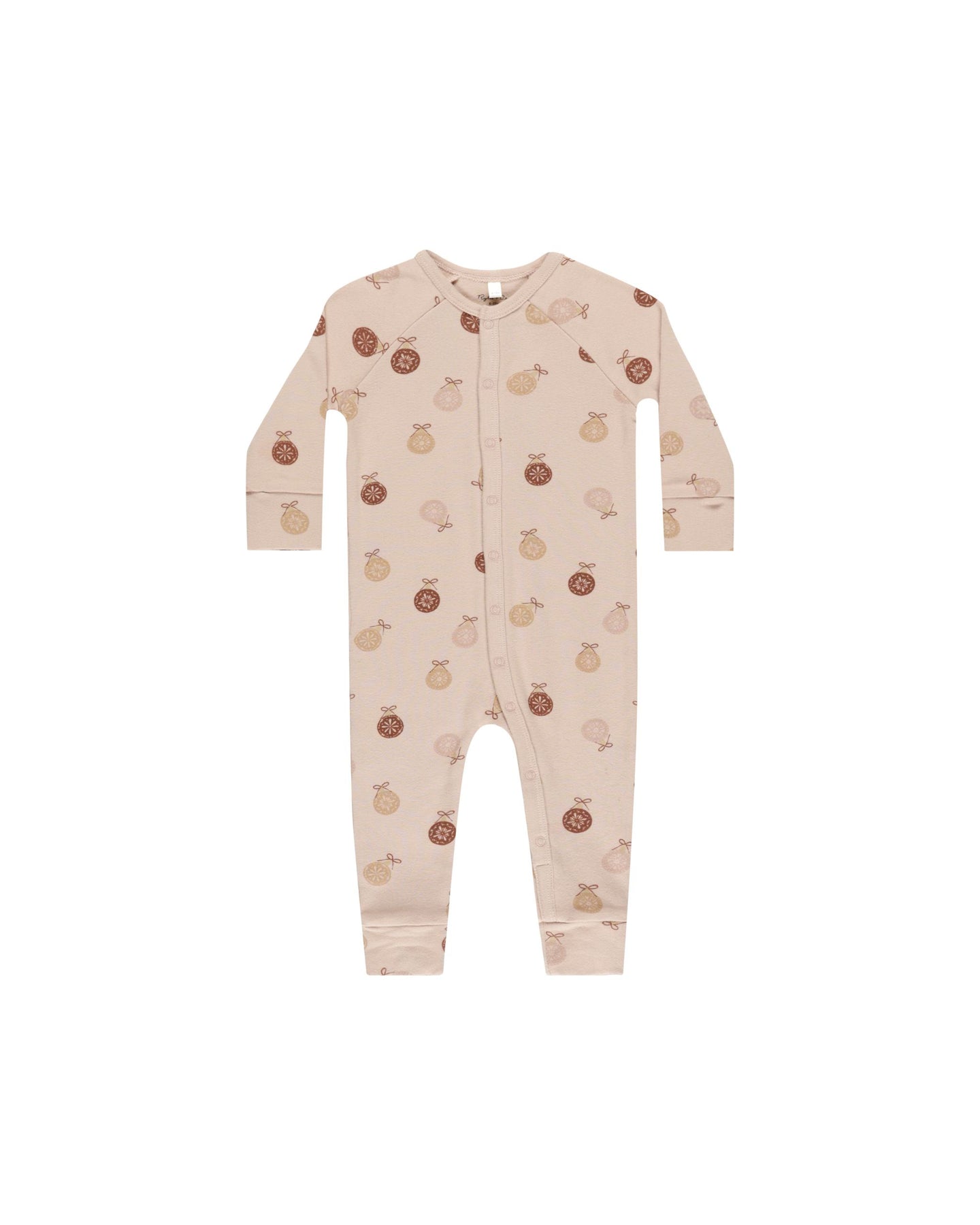 Rylee + Cru - Organic Long John Pajama - Ornaments