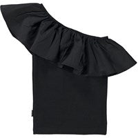 Load image into Gallery viewer, Molo - Rebecca Organic One Shoulder Top - Black