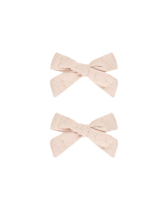 Rylee + Cru - Bows, Set of 2, Shell