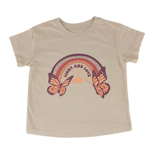 Tiny Whales - Light and Love Boxy Tee - Clay