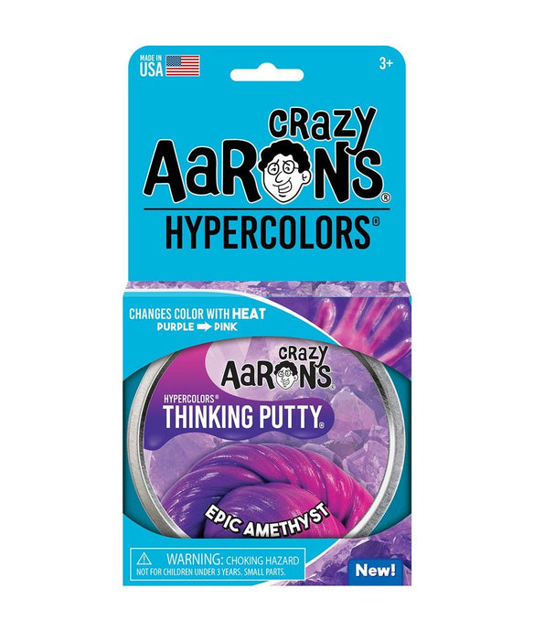 Crazy Aarons - Epic Amethyst Thinking Putty - Full Size