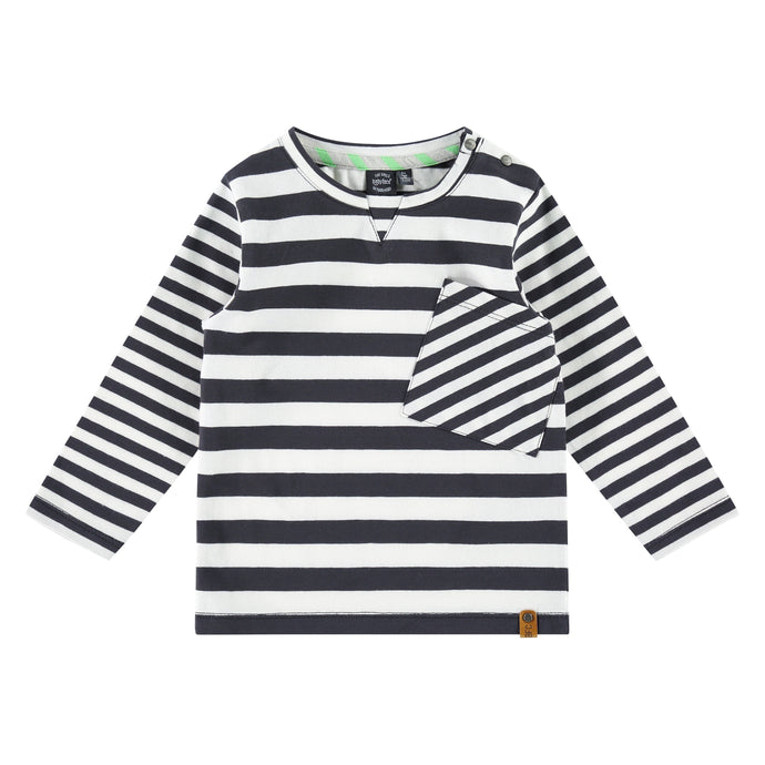 Babyface - Striped L.S. Tee - Dark Grey