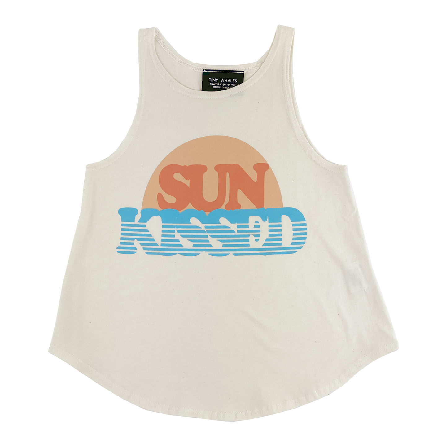 Tiny Whales - Sun Kissed Flowy Tank - Natural