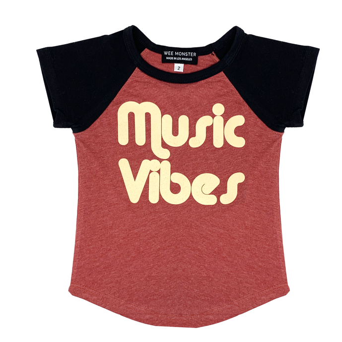 Wee Monster - Music Vibes Raglan Tee