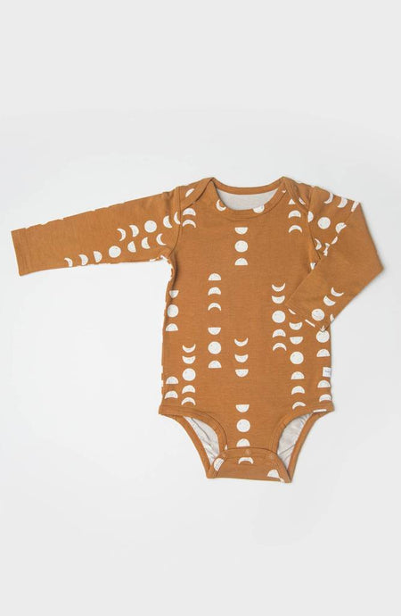 Loulou Lollipop - Long Sleeve Bodysuit in TENCEL - Moon