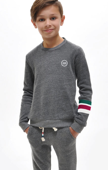 Sol Angeles - Holiday Stripe Pullover - Heather