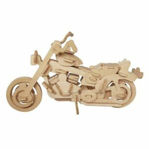 Hands Craft - 3D Wooden Puzzle - Motor Bike