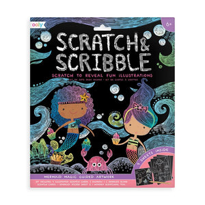 Scratch & Scribble Art Kit - Mermaid Magic