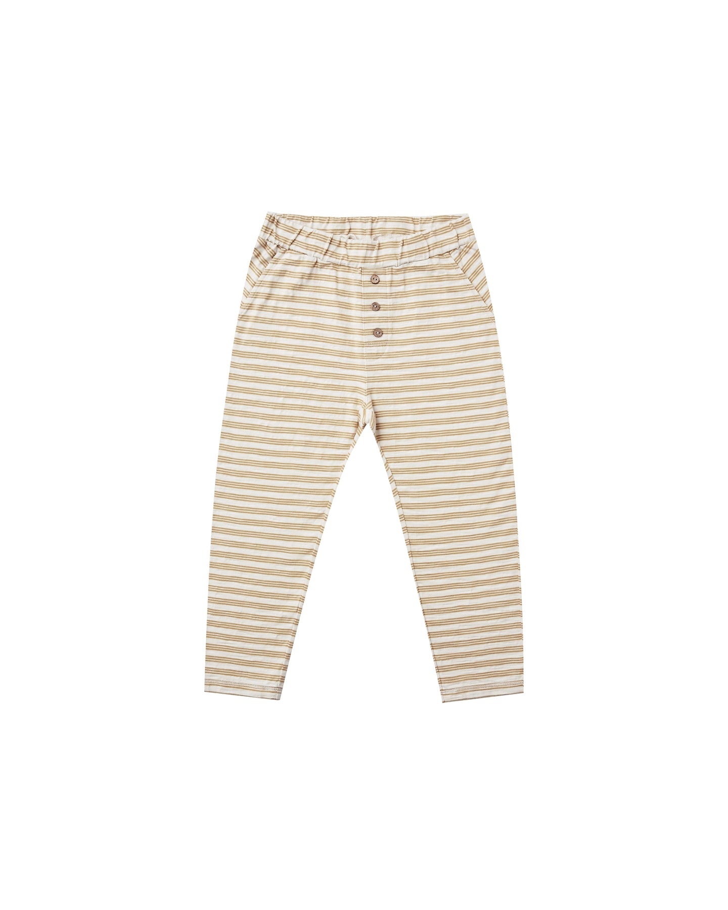 Rylee + Cru - Gold Stripe Cru Pant - Ivory