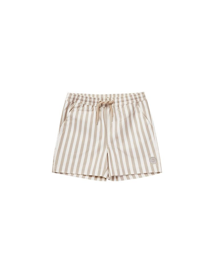 Rylee + Cru - Grey Stripe Boardshort - Grey Stripe