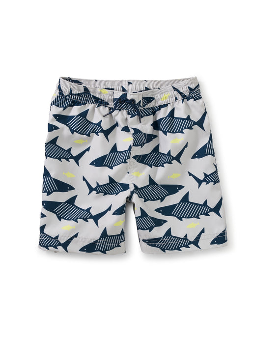 Tea Collection - Mid-Length Swim Trunk - Shark